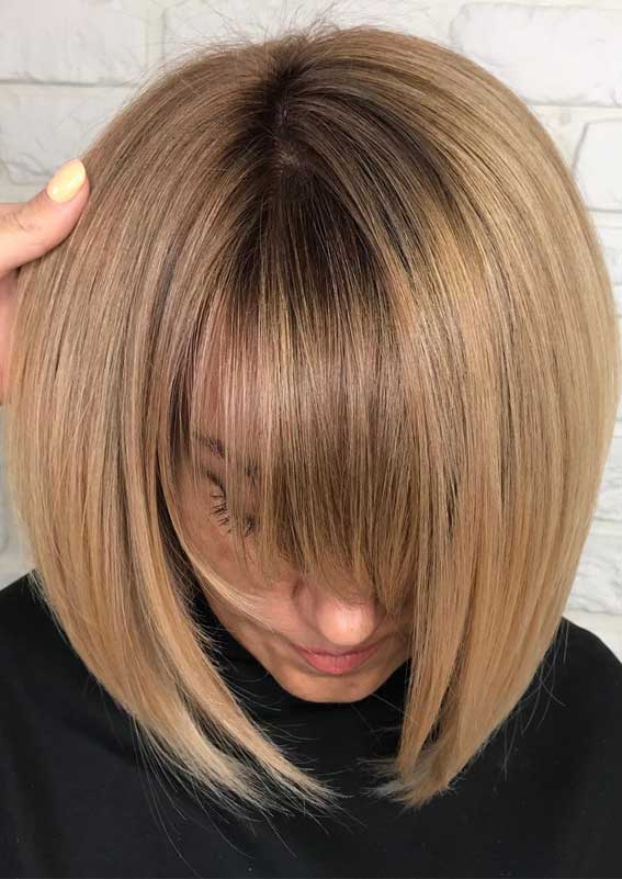 caramel blonde hair color, caramel hair, brunette hair color, air touch hair, medium length with bangs, hair color 2020, best hair color for 2020, hair color trends 2020, 2020 hair color trends, hair colours 2020, hair colors pictures, hair color ideas for brunettes, hair color ideas for dark hair