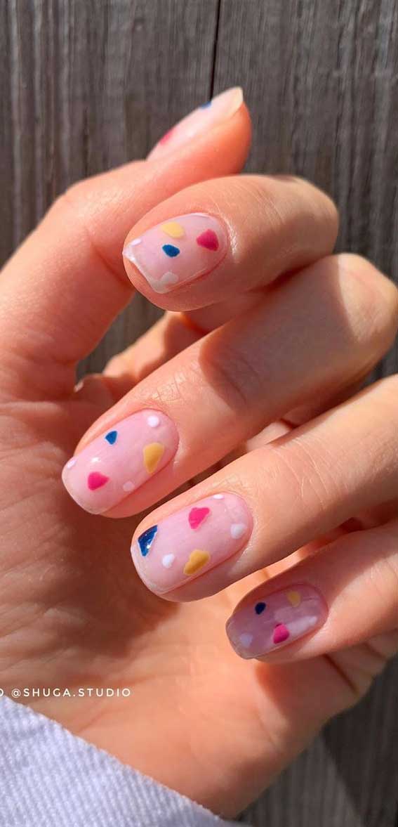 cute minimalist nail art, minimal nails, simple nails , nail art designs, simple summer nail designs