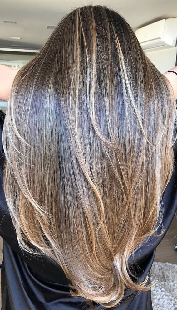 40 The Best Autumn Hair and Colour Ideas You’ll Be Dying : brown & subtle warm blonde