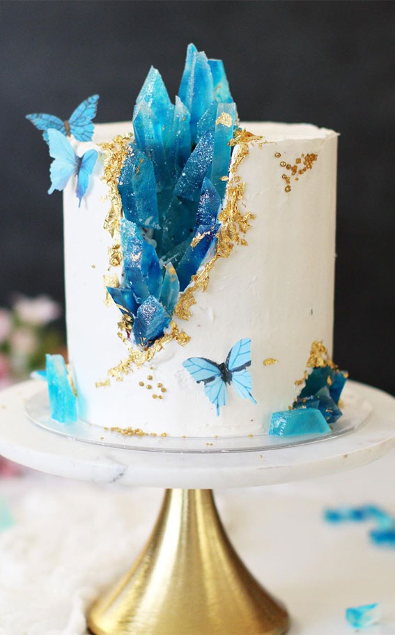 Geode Cake Recipe Learn How To Make This GoldAdorned Geode Cake