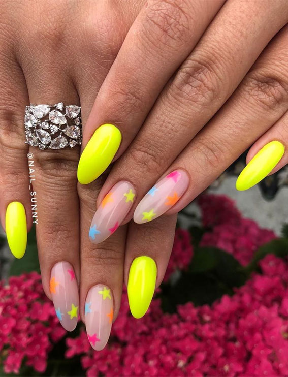 39 Chic Nail Design Ideas For Summer – Star Nails