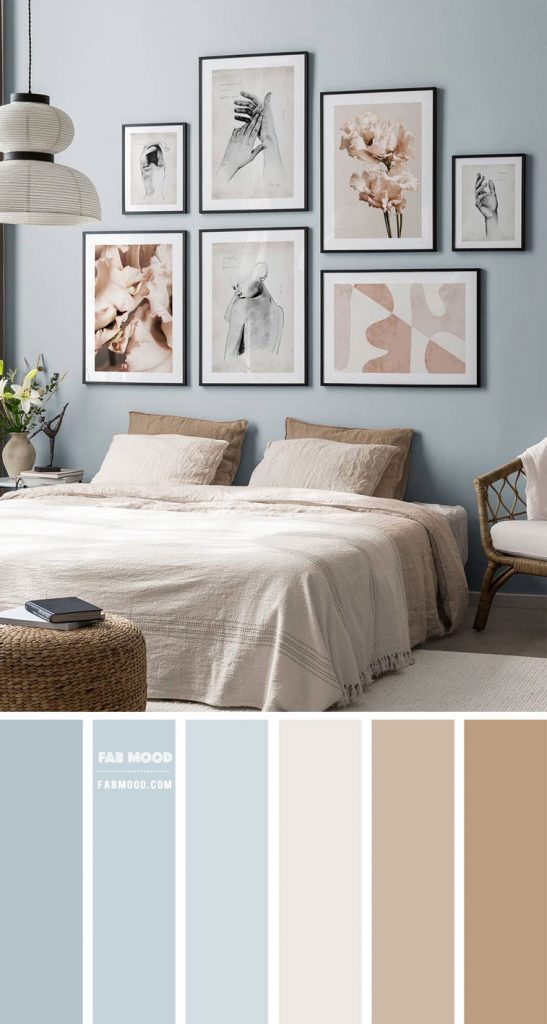Soft Blue Bedroom Colour Scheme Bedroom Colour Palette