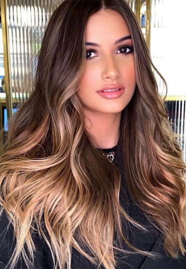 15 Chocolate brown hair color with caramel highlights : bright blonde ...