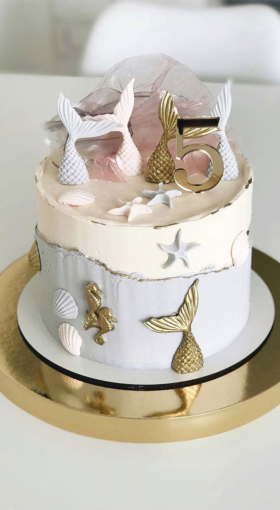 mermaid birthday cake, birthday cake, pink and blue cake #birthdaycake #birhtday chocolate drip cake