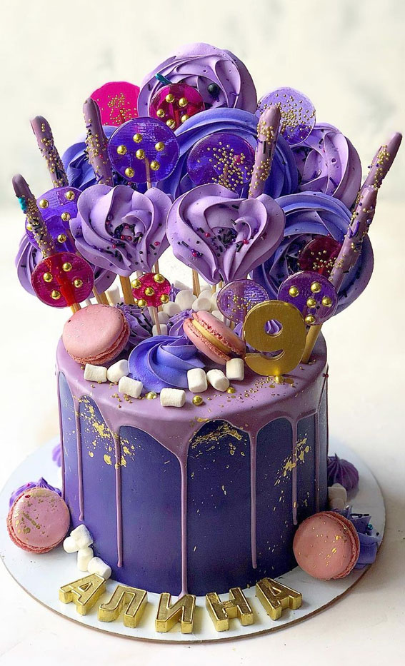 purple cake, birthday cake, celebration cake, adult birthday cake #birthdaycake elegant cake