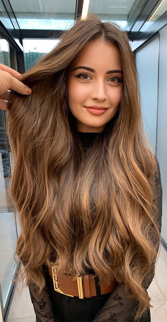 49+ Best Winter Hair Colours To Try In 2020 : Brown hair with coffee  highlights
