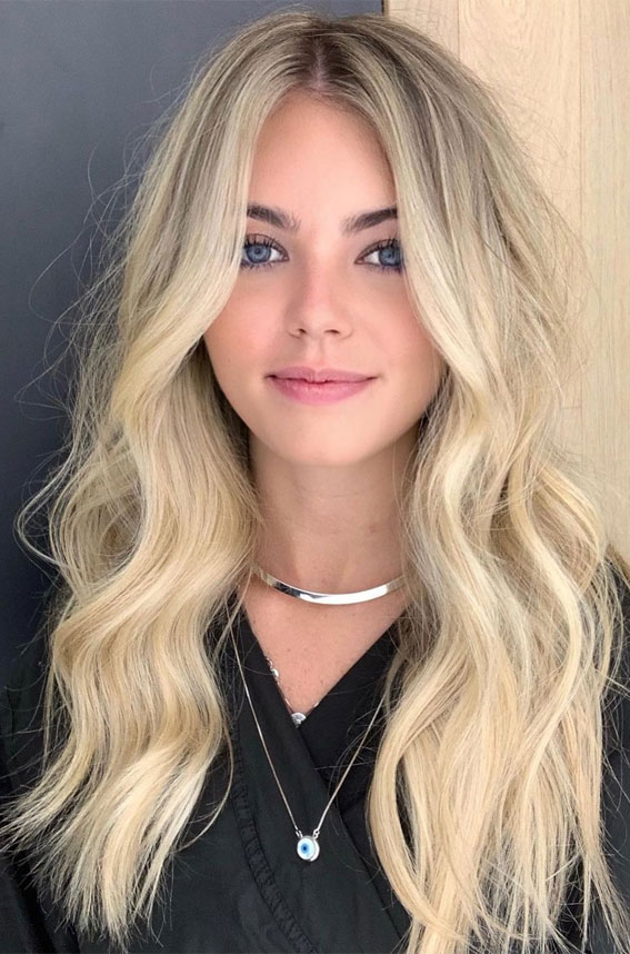 Gorgeous Hair Colour Trends For 2021 : Vanilla Blonde