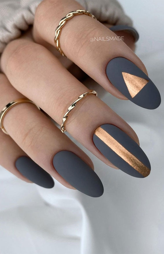 matte blue grey nails, matte nails, matte nail designs 2021, matte nails, nail designs 2021, nail ideas 2021