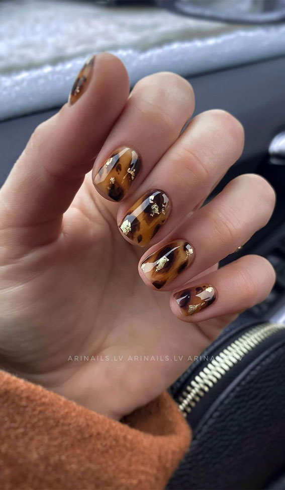 Stylish Nail Art Designs That Pretty From Every Angle : Tortoise Shell Nails