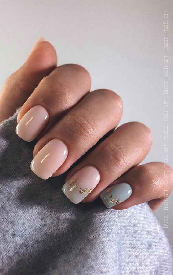 Creative & Pretty Nail Trends 2021 : Blush and Mint Nails