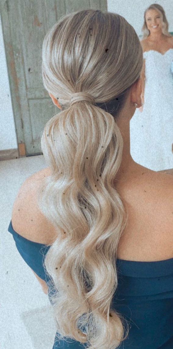 High And Low Ponytails For Any Occasion : Glam ponytail