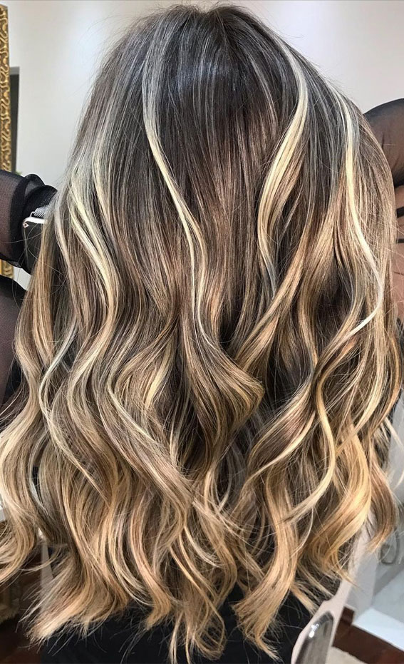 49+ Best Winter Hair Colours To Try In 2020 : Blonde highlights