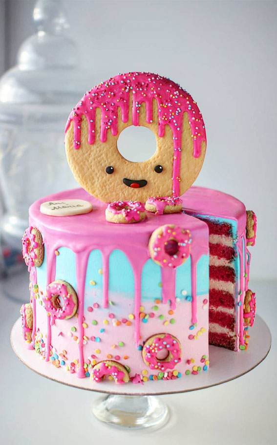 pink birthday cake, cake decorating ideas, cake ideas, cake ideas 2021