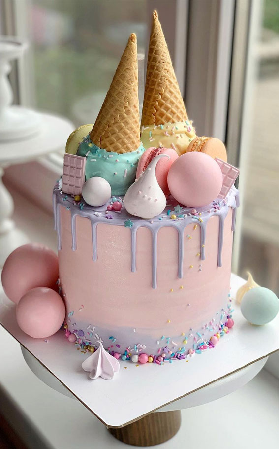 pink cake, pretty pink cake ideas, children birthday cake