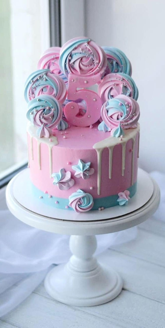  5th birthday cake, birthday cake ideas 2021, pink birthday cake #birthdaycake cake decorating ideas