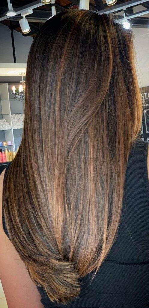 Best Hair Colour Ideas & Styles To Try in 2021 : Illuminated Brown hair