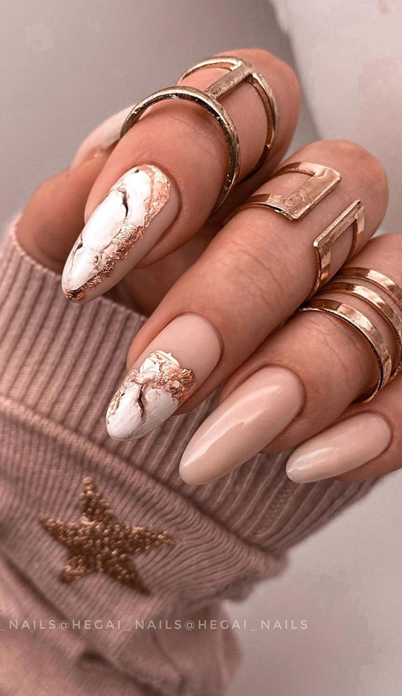 57 Pretty Nail Ideas The Nail Art Everyone's Loving – Pink Marble