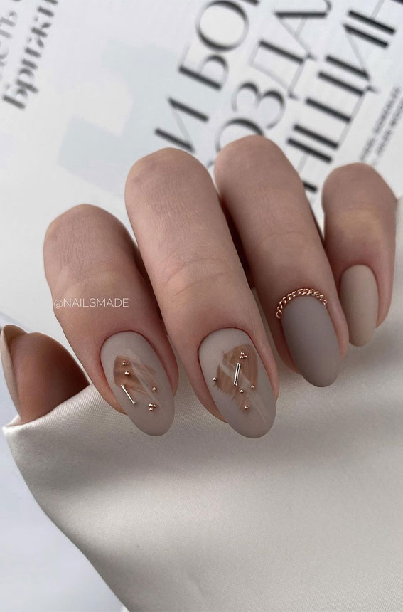 matte nails, nail art nails, nail trends 2021, oval nail designs, nail art designs 2021