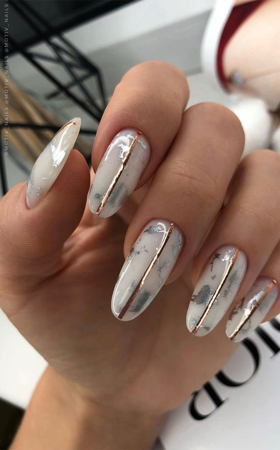 Mani Monday Marble Nail Art - Talonted Lex