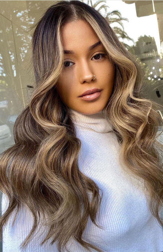 Spring Hair Color Ideas & Styles for 2021 : Cool Blonde balayage