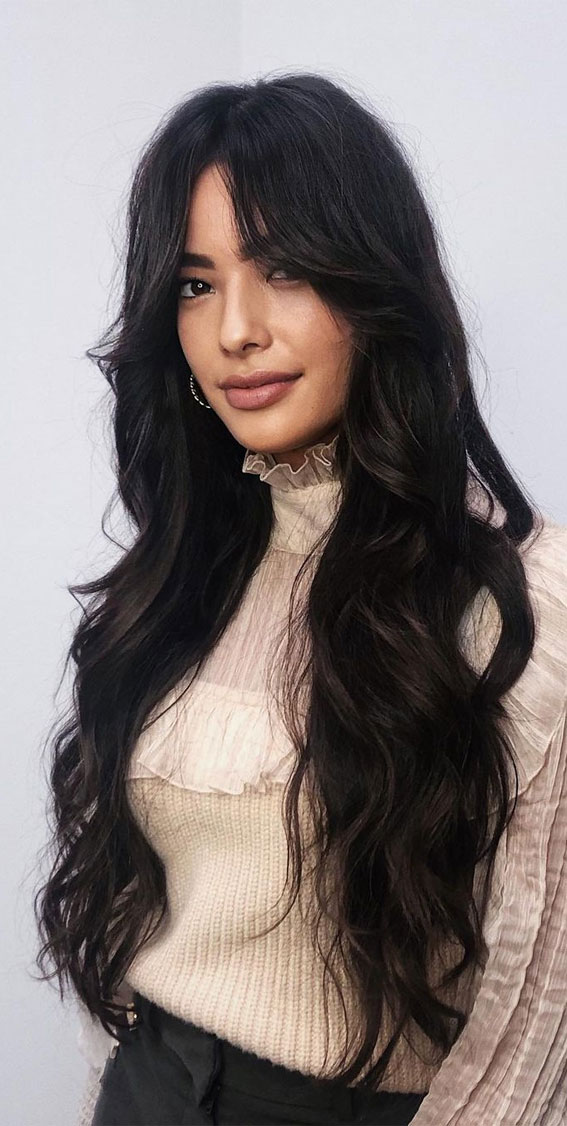hairstyle with bangs, haircuts with bangs and layered, medium layered haircuts, medium layered haircuts 2021, shoulder length hair with bangs and layers, medium layered haircuts 2021, long hair with bangs and layers, medium layered haircuts with bangs