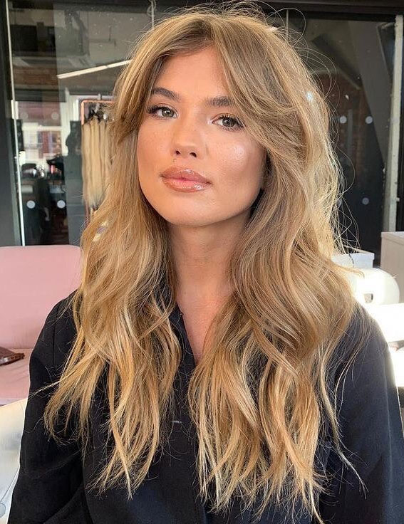 55+ Spring Hair Color Ideas & Styles for 2021 : Blonde hair with highlights