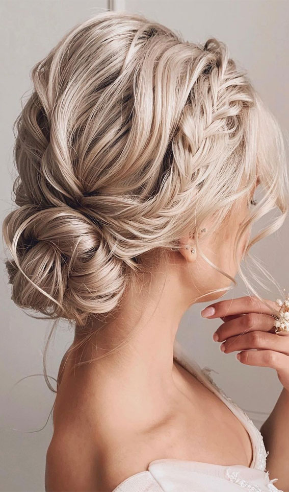 Updo Hairstyles for Your Stylish Looks in 2021 : French Braid Updo
