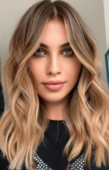 55+ Spring Hair Color Ideas & Styles For 2021 : Brown to warm blonde