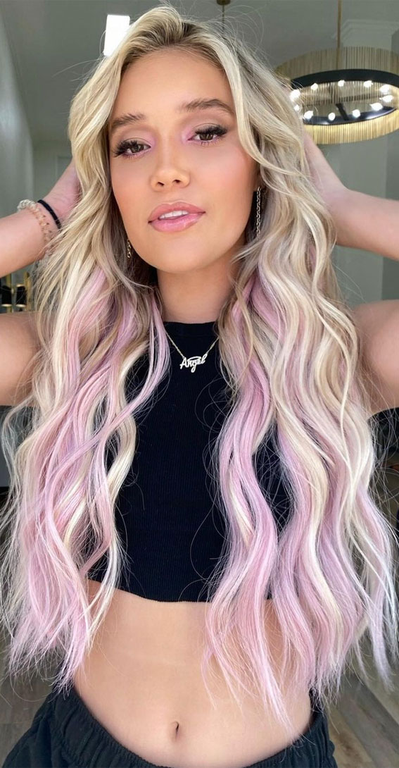 43 Gorgeous Hair Colour Ideas With Blonde : beachy mermaid hair colour