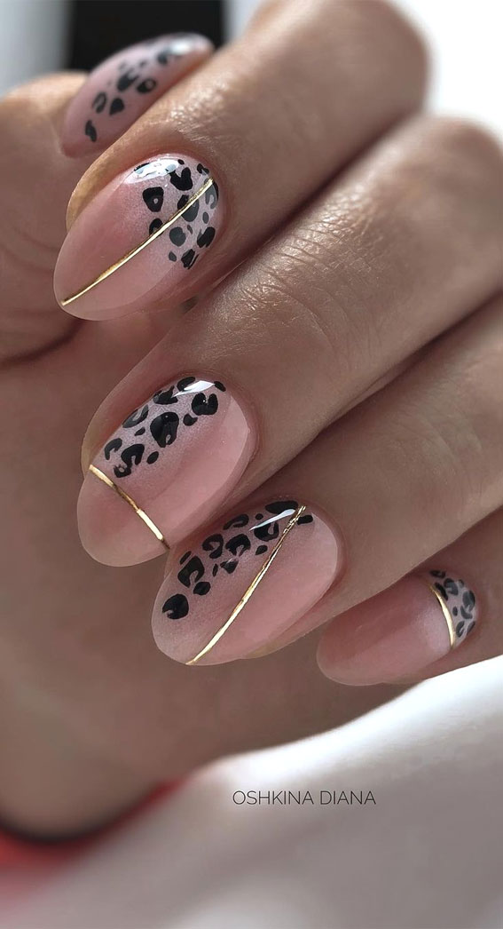 Long Pink Fake Nails Coffin Press on Nails 24Pcs Leopard Print False Nails  Designed Full Cover Acrylic Nails for Women and Girls - Walmart.com