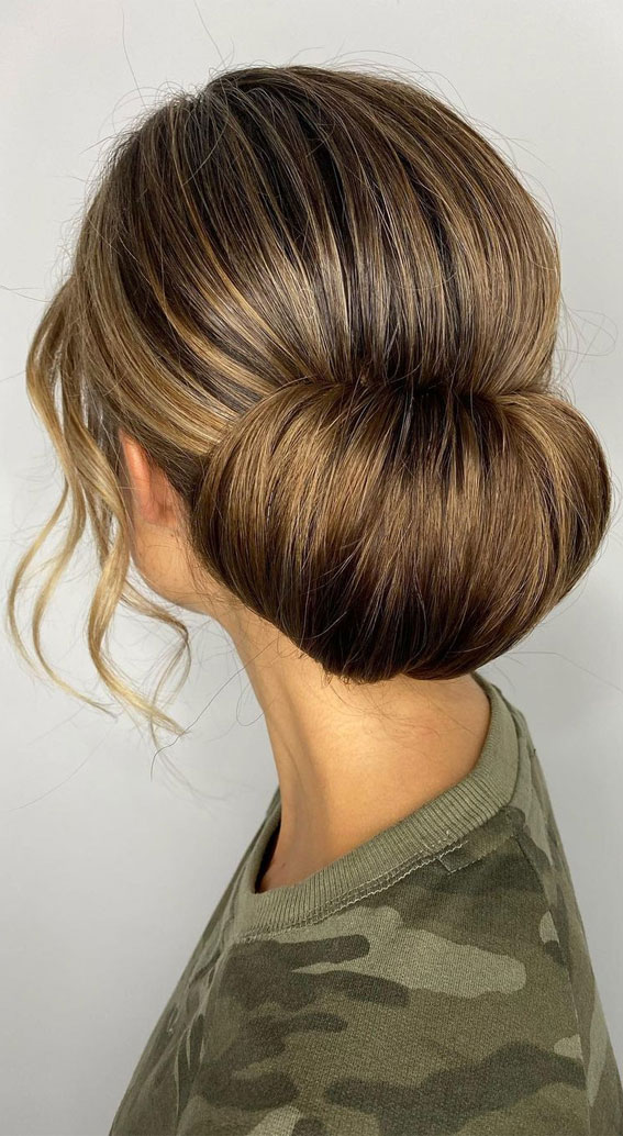 70 Latest Updo Hairstyles for Your Trendy Looks in 2021 : Simple Hair Do with Sleek Vibes