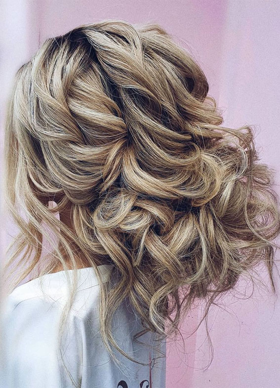 70 Latest Updo Hairstyles for Your Trendy Looks in 2021 : Romantic low full  bun hair do