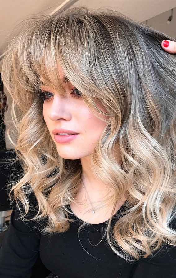 long hair with bangs 2021, haircut with bangs, bob haircuts with bangs, hairstyles with bangs 2021, haircuts with bangs and layers, side bangs haircut, curtain bangs, haircut with curtain bangs, side fringe hairstyles for long hair, short to medium length hairstyles with bangs