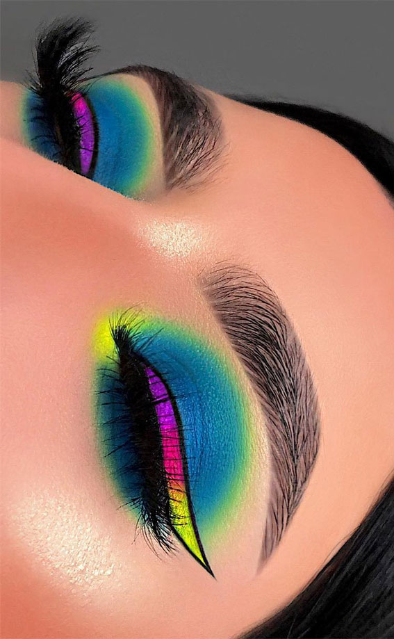 neon makeup looks