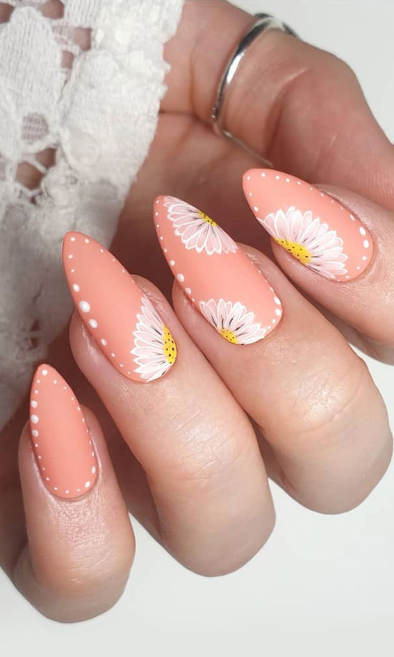 peach nails, summer nail polish colors 2021, summer nails 2021, summer nail...