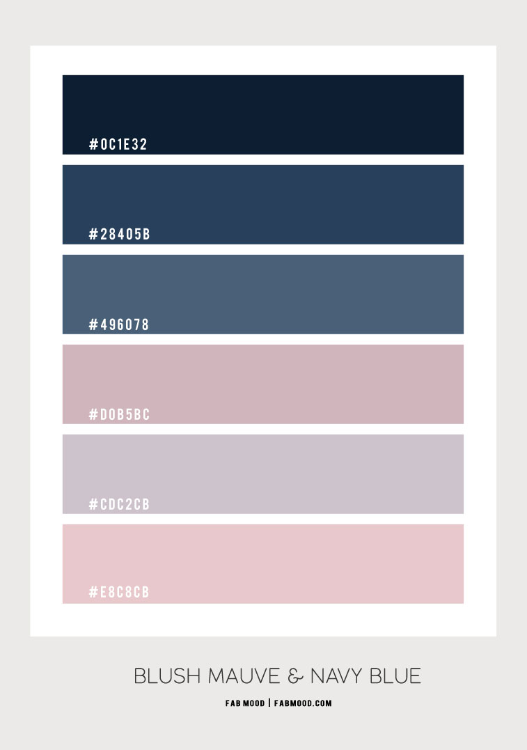 blush mauve paint, blush mauve color hex, blush mauve and navy blue color combo, blush mauve color combination, blush mauve color scheme #bedroom #blushmauve