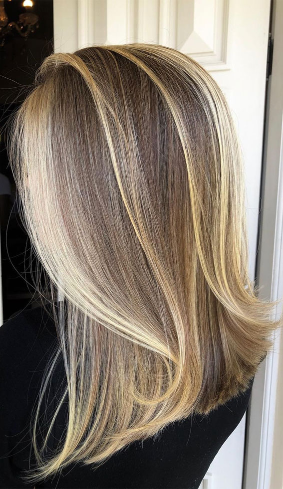 63 Charming hair colour ideas & hairstyles : Charming multi shades of blonde