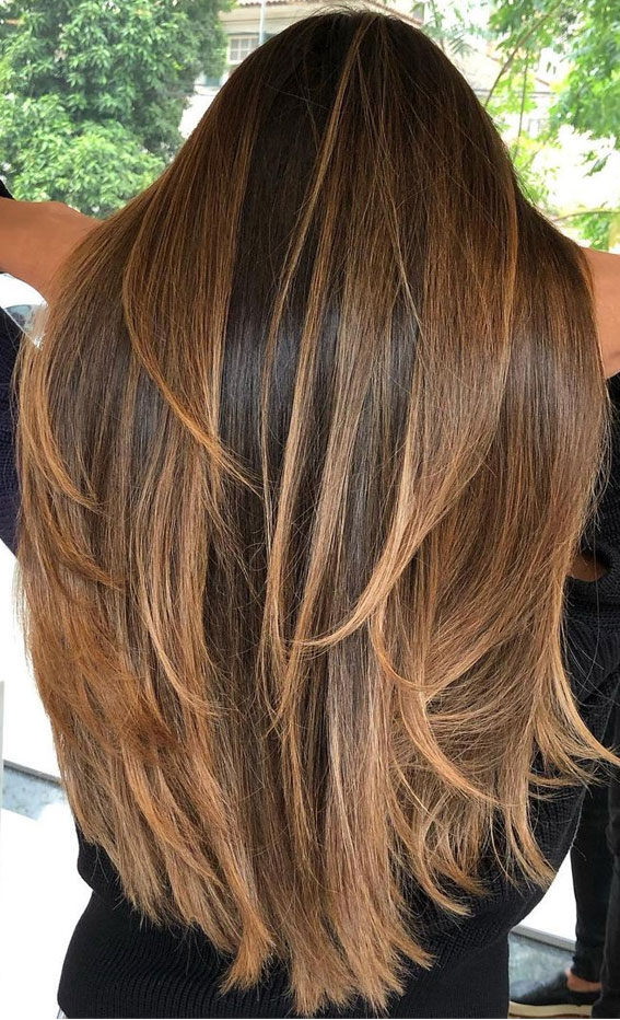63 Charming hair colour ideas & hairstyles : Illuminate ombre light brown 
