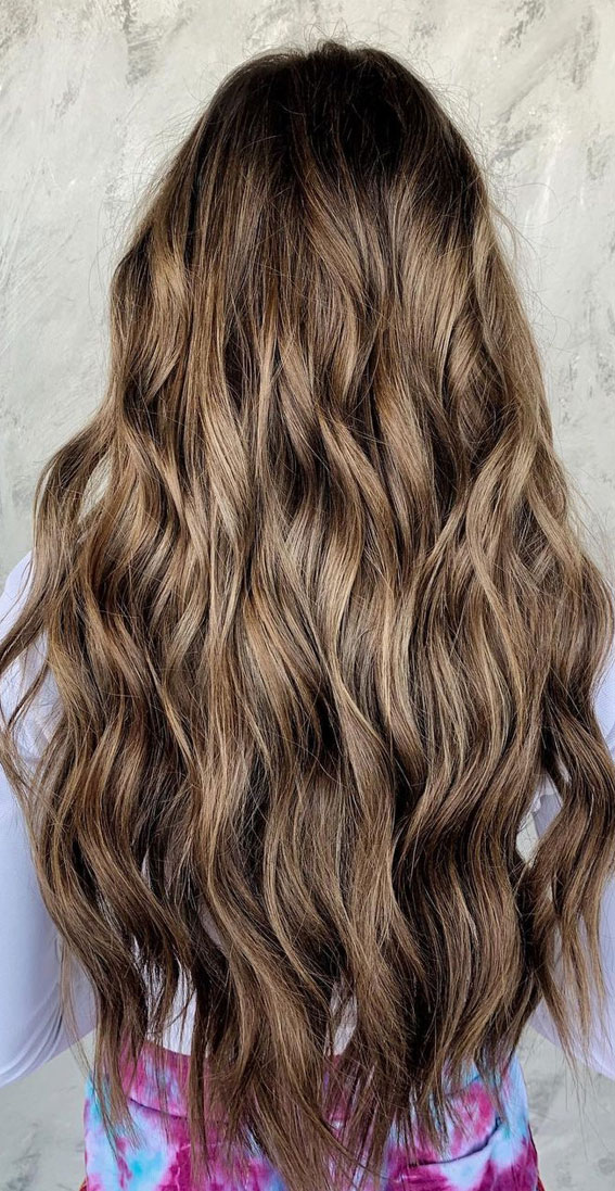 Cute summer hair color ideas 2021 : Cool Caramel Beauty