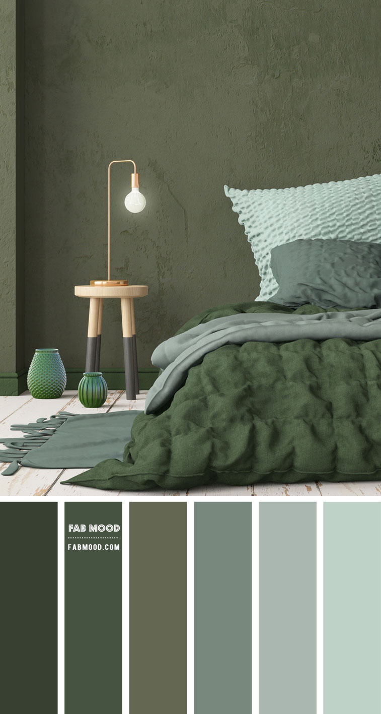 Shades of Green Bedroom