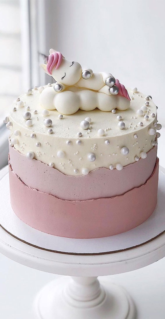 Cute Unicorn Cake Designs : Sleepy Unicorn Cake