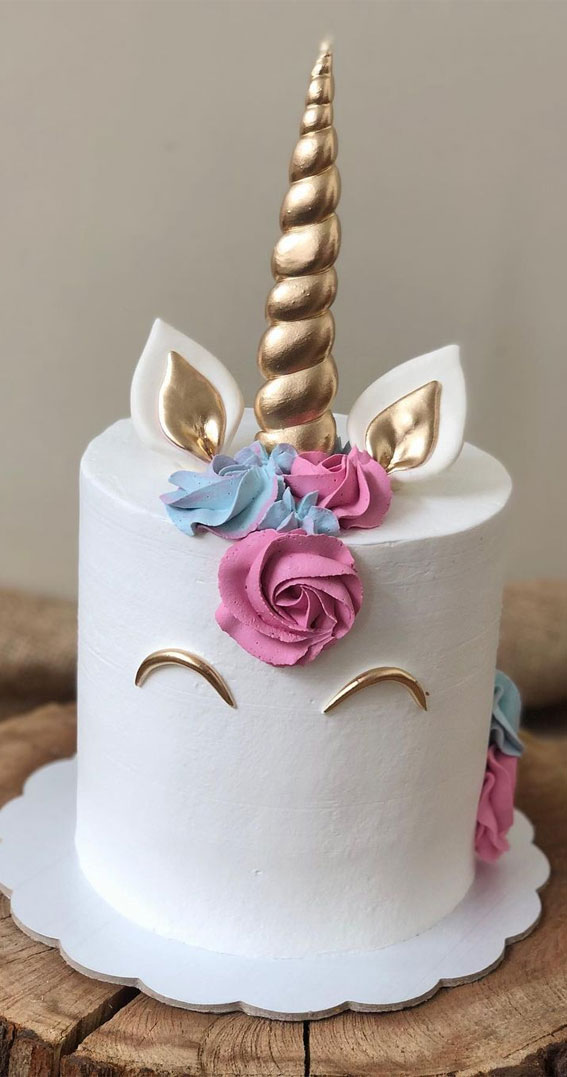 simple unicorn cake, unicorn birthday cake, unicorn cake design #unicorncake unicorn cake rainbow, unicorn cake design 1 layer, unicorn cake design 2 layers, unicorn cake ideas