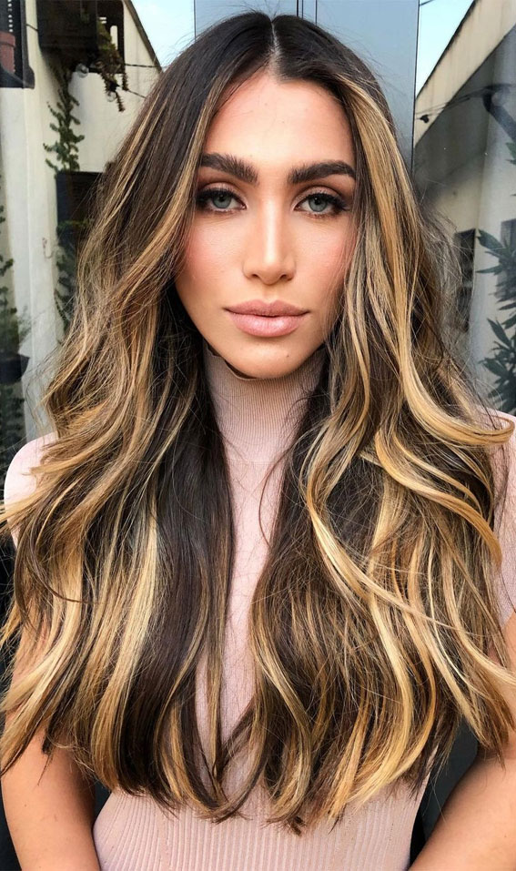 Golden Blonde Highlights