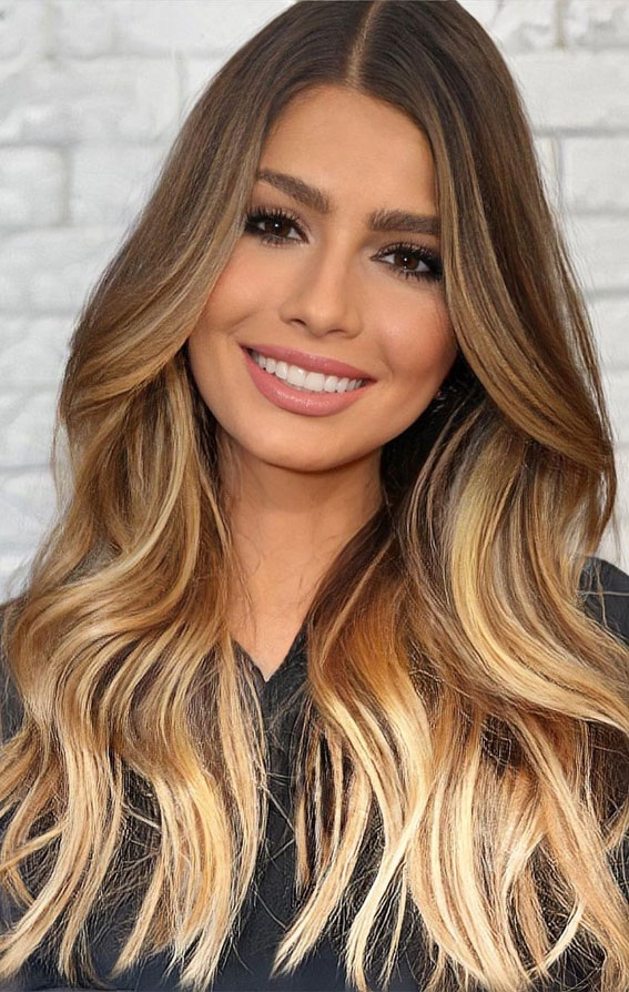 49 Gorgeous Blonde Highlights Ideas You Absolutely Have to Try : Multi  shade Golden Blonde