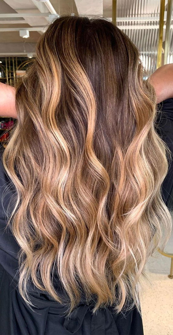49 Gorgeous Blonde Highlights Ideas You Absolutely Have to Try : Brown with  honey and golden blonde