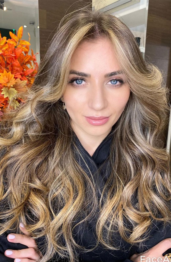 49 Gorgeous Blonde Highlights Ideas You Absolutely Have to Try : cinnamon Browns