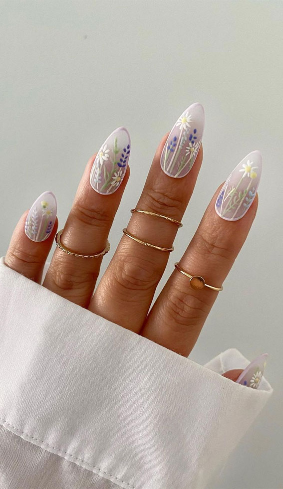 white outline nails, flower nails 2021, flower nails designs 2021, acrylic nails with flower design, coffin nails with flower designsm flower nails designs, flower nailsacrylic, flower nail art, sticker flower nails, cute summer nails