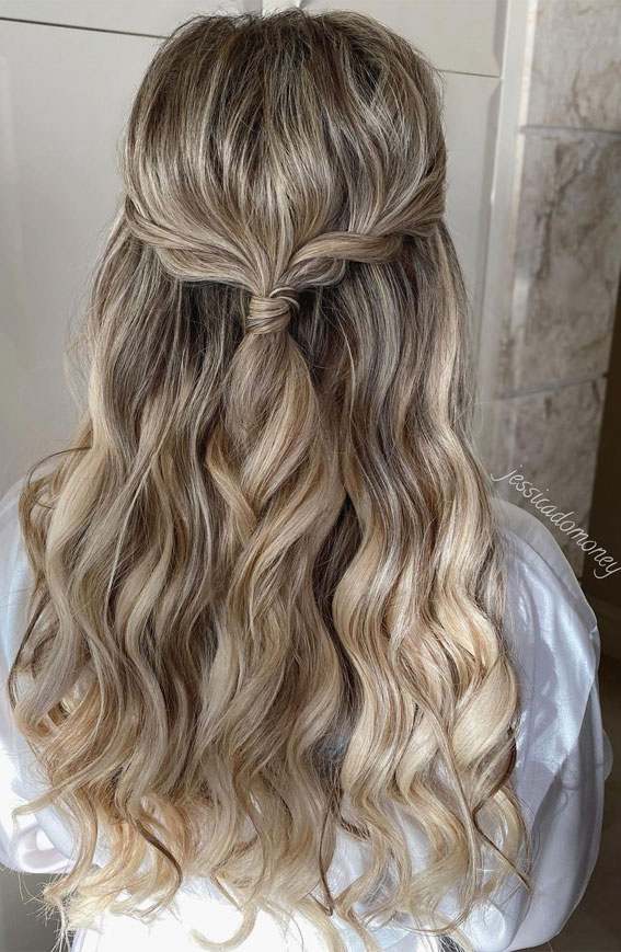 Half Up Half Down Hairstyles For Any Occasion : Simple, Twisted Half Up & Curl Locks