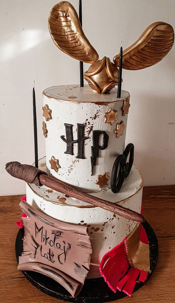 15 Magical Harry Potter Cake Ideas & Designs That Are Breathtaking  Harry  potter cake, Harry potter theme cake, Harry potter birthday cake