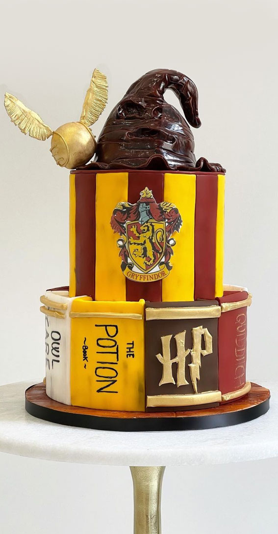 Harry Potter Cake Design Ideas : Two Tier Cake